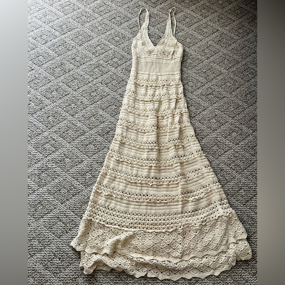 Crochet maxi dress
